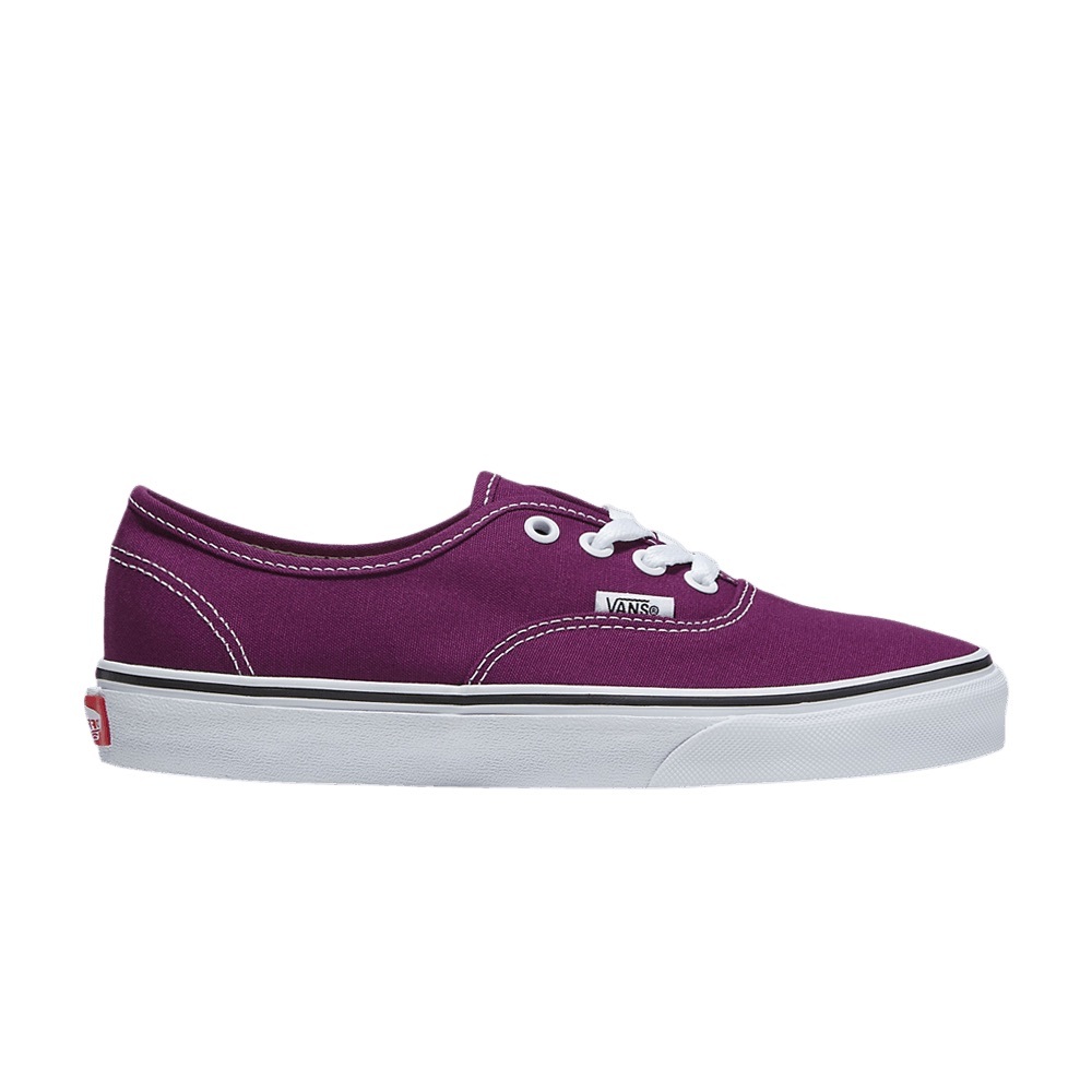 Vans Classic Canvas Low-Top Sneakers in Purple and White